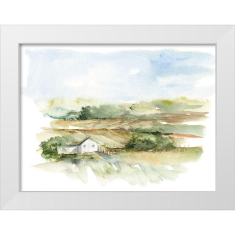 Rural Plein Air V White Modern Wood Framed Art Print by Harper, Ethan