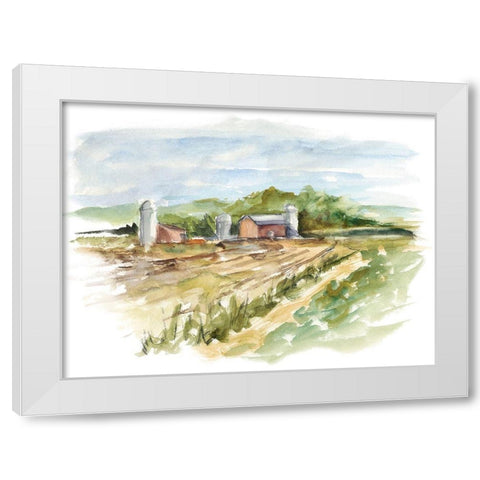Rural Plein Air VI White Modern Wood Framed Art Print by Harper, Ethan