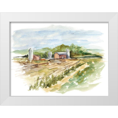 Rural Plein Air VI White Modern Wood Framed Art Print by Harper, Ethan