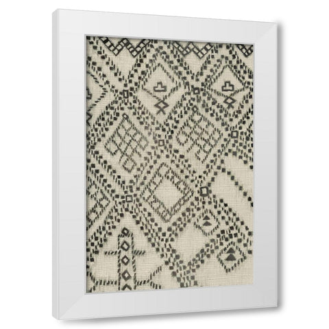 Story Teller I White Modern Wood Framed Art Print by Zarris, Chariklia