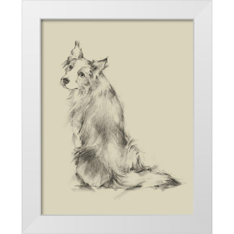 Puppy Dog Eyes VI White Modern Wood Framed Art Print by Harper, Ethan