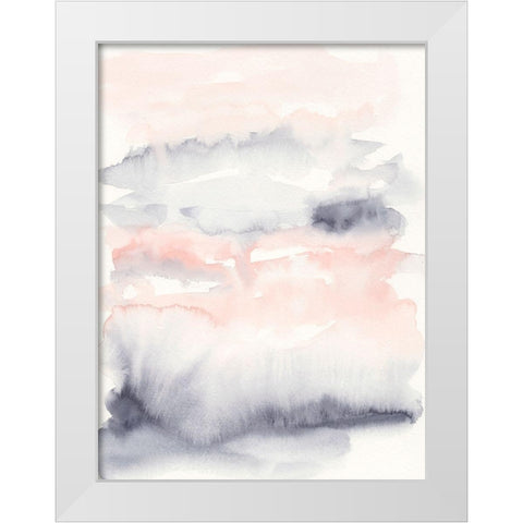Violet and Blush I White Modern Wood Framed Art Print by Harper, Ethan