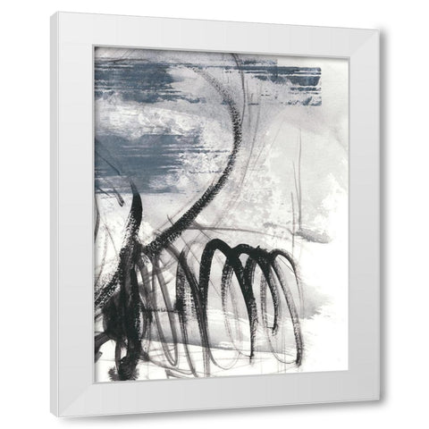 Serpentine I White Modern Wood Framed Art Print by Harper, Ethan