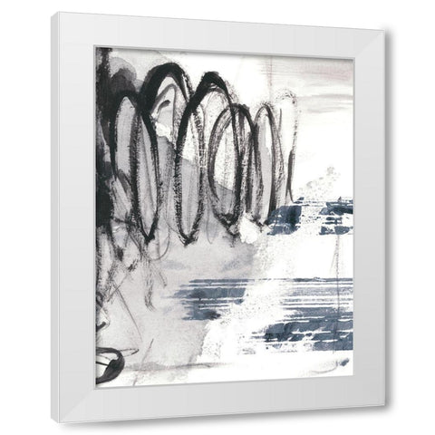 Serpentine II White Modern Wood Framed Art Print by Harper, Ethan