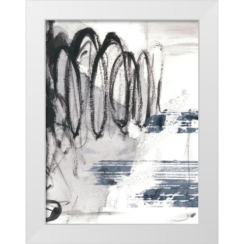 Serpentine II White Modern Wood Framed Art Print by Harper, Ethan