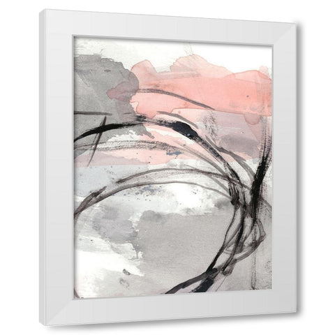 Around the Corner II White Modern Wood Framed Art Print by Harper, Ethan