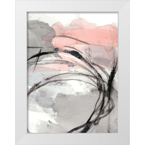 Around the Corner II White Modern Wood Framed Art Print by Harper, Ethan