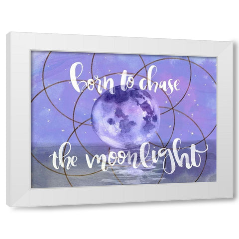 Moon Child I White Modern Wood Framed Art Print by Parker, Jennifer Paxton