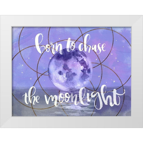 Moon Child I White Modern Wood Framed Art Print by Parker, Jennifer Paxton