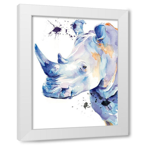 Ultra Violet Safari II White Modern Wood Framed Art Print by Parker, Jennifer Paxton