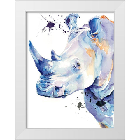 Ultra Violet Safari II White Modern Wood Framed Art Print by Parker, Jennifer Paxton
