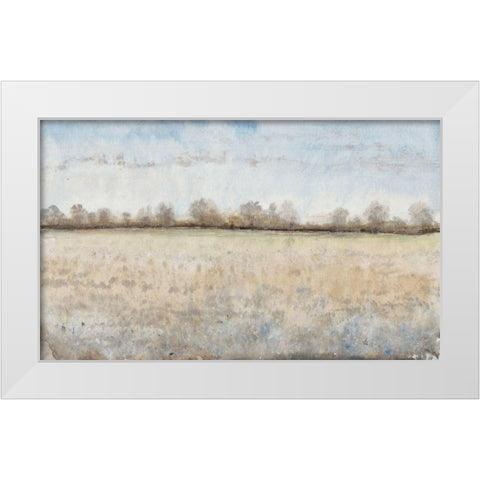 Grazing Land I White Modern Wood Framed Art Print by OToole, Tim