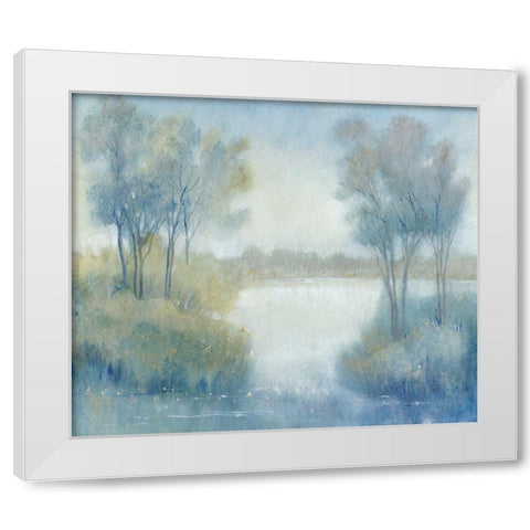 Morning at the Pond I White Modern Wood Framed Art Print by OToole, Tim
