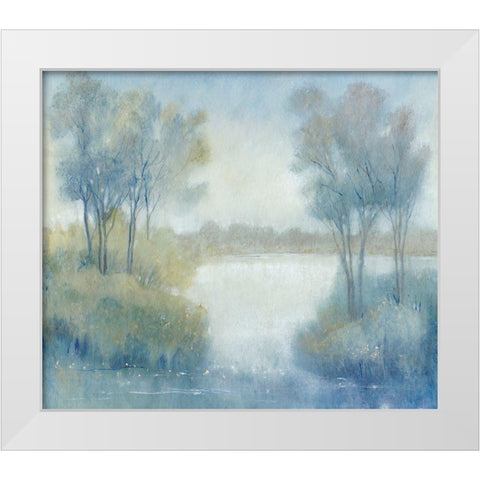 Morning at the Pond I White Modern Wood Framed Art Print by OToole, Tim