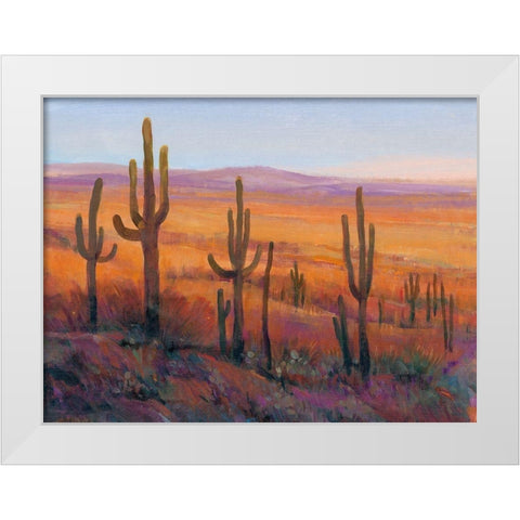 Desert Light I White Modern Wood Framed Art Print by OToole, Tim