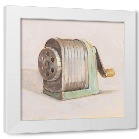 Old School III White Modern Wood Framed Art Print by Harper, Ethan