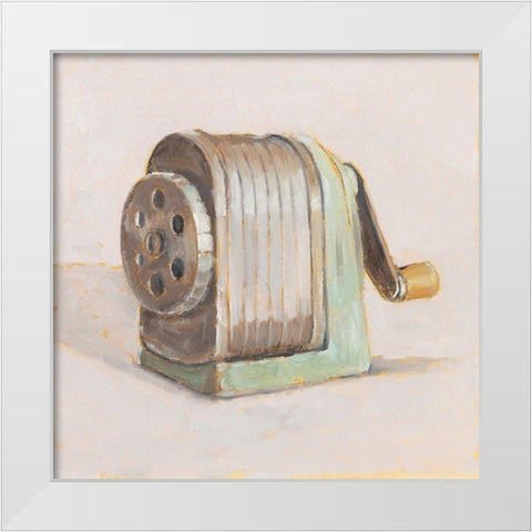 Old School III White Modern Wood Framed Art Print by Harper, Ethan