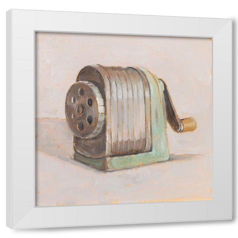 Old School III White Modern Wood Framed Art Print by Harper, Ethan
