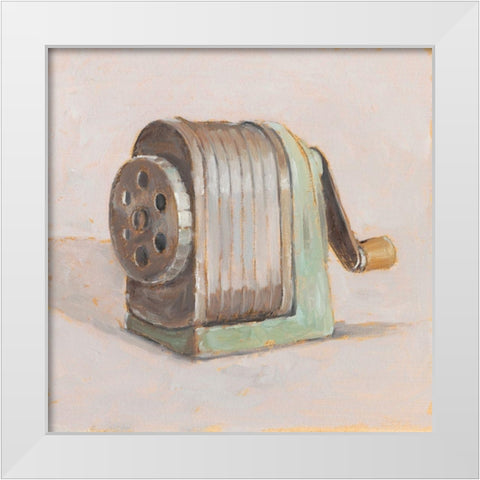 Old School III White Modern Wood Framed Art Print by Harper, Ethan