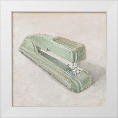 Old School IV White Modern Wood Framed Art Print by Harper, Ethan