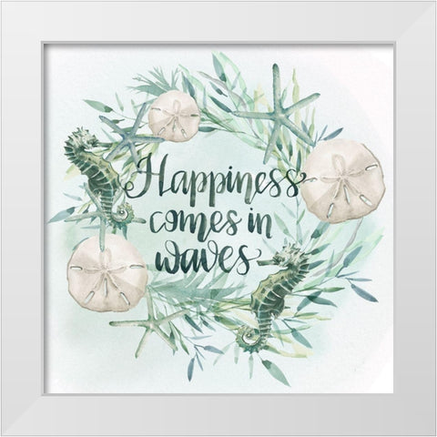 Drawn to the Sea VI White Modern Wood Framed Art Print by Parker, Jennifer Paxton