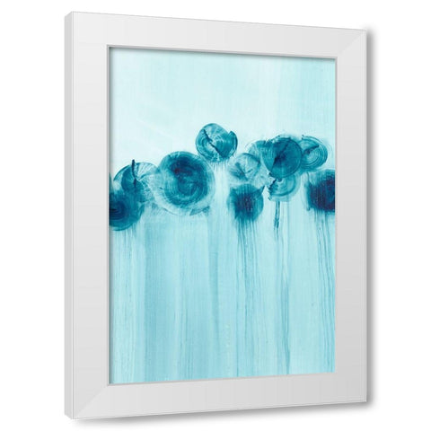 Abstract Wildflowers I White Modern Wood Framed Art Print by Harper, Ethan