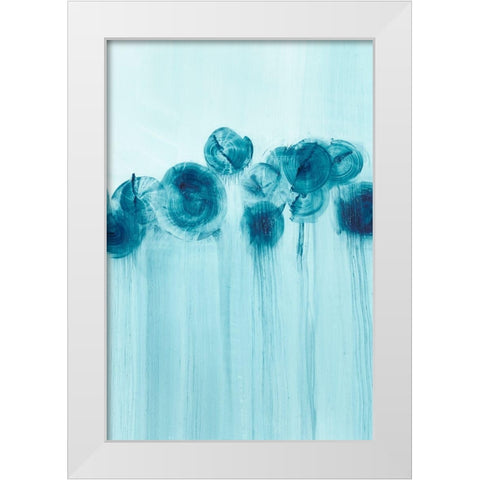 Abstract Wildflowers I White Modern Wood Framed Art Print by Harper, Ethan
