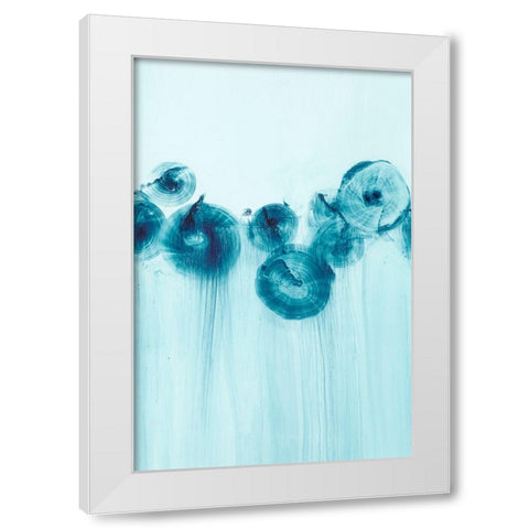Abstract Wildflowers III White Modern Wood Framed Art Print by Harper, Ethan