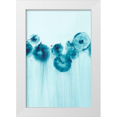 Abstract Wildflowers III White Modern Wood Framed Art Print by Harper, Ethan