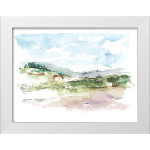 Spring Watercolor Sketch I White Modern Wood Framed Art Print by Harper, Ethan