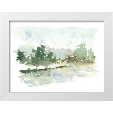 Spring Watercolor Sketch III White Modern Wood Framed Art Print by Harper, Ethan