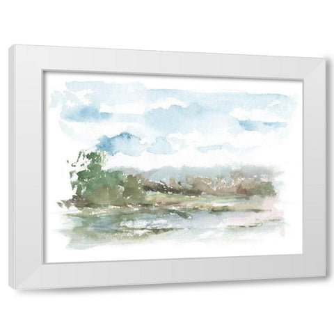 Spring Watercolor Sketch IV White Modern Wood Framed Art Print by Harper, Ethan