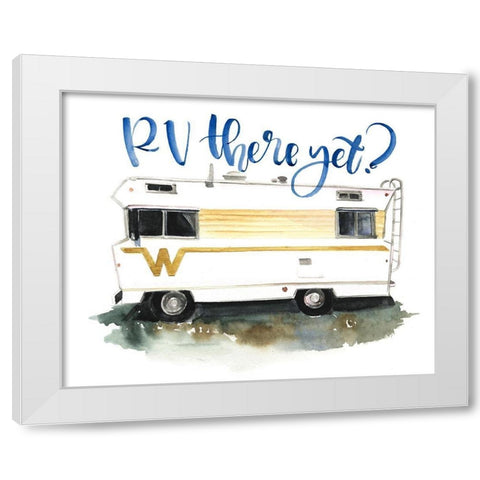 Summer Vacation II White Modern Wood Framed Art Print by Parker, Jennifer Paxton