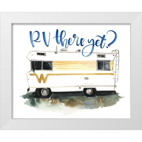 Summer Vacation II White Modern Wood Framed Art Print by Parker, Jennifer Paxton
