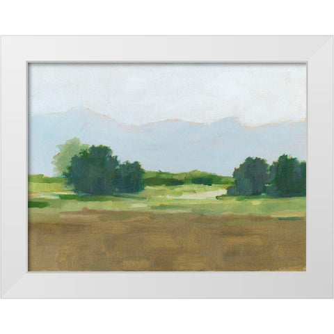 Viridian Shade II White Modern Wood Framed Art Print by Harper, Ethan