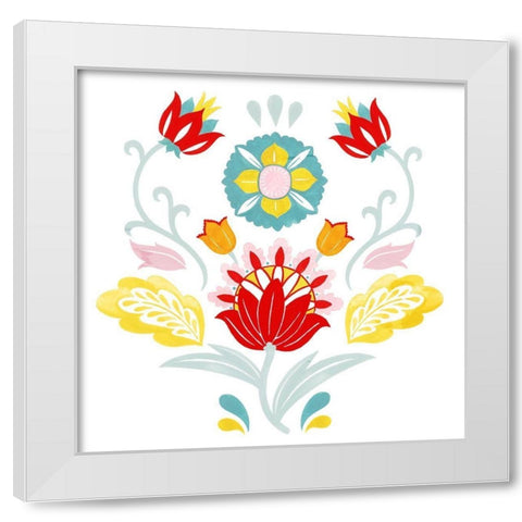 Taza I White Modern Wood Framed Art Print by Popp, Grace