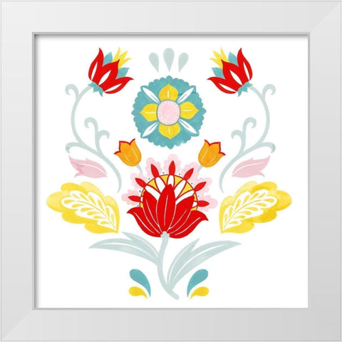 Taza I White Modern Wood Framed Art Print by Popp, Grace