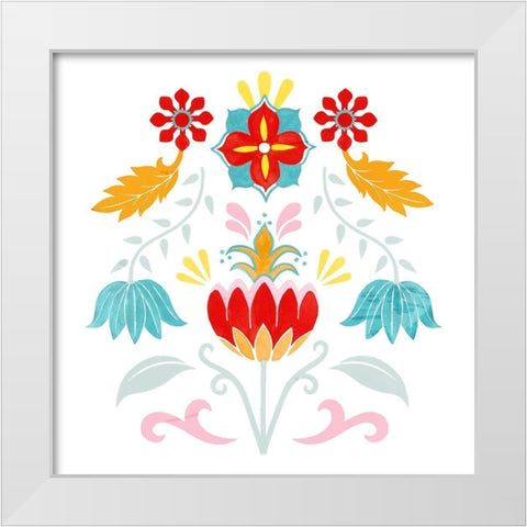 Taza IV White Modern Wood Framed Art Print by Popp, Grace