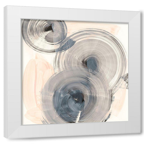 Spin Around I White Modern Wood Framed Art Print by Harper, Ethan