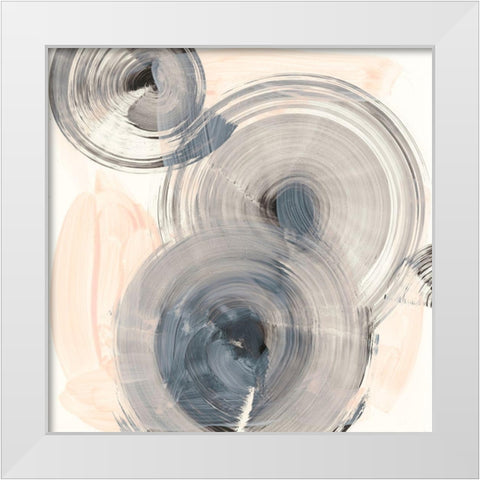 Spin Around I White Modern Wood Framed Art Print by Harper, Ethan