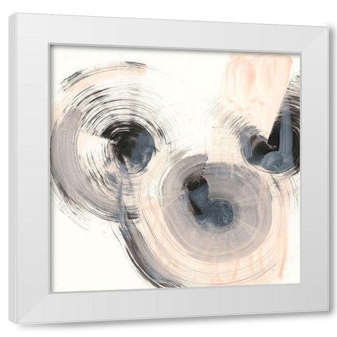 Spin Around II White Modern Wood Framed Art Print by Harper, Ethan