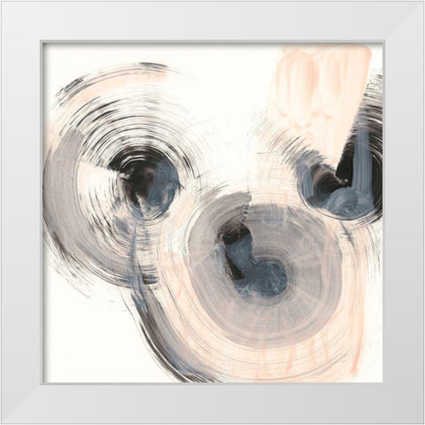 Spin Around II White Modern Wood Framed Art Print by Harper, Ethan