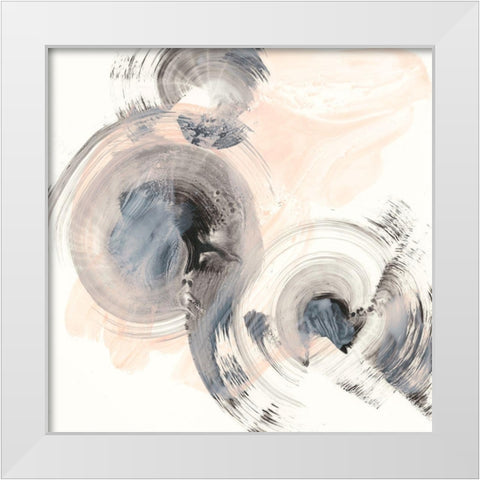Spin Around III White Modern Wood Framed Art Print by Harper, Ethan