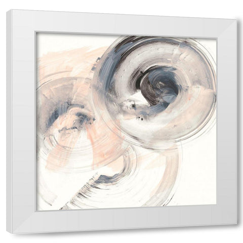 Spin Around IV White Modern Wood Framed Art Print by Harper, Ethan