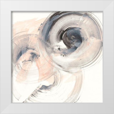 Spin Around IV White Modern Wood Framed Art Print by Harper, Ethan