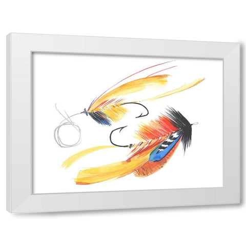 Lure I White Modern Wood Framed Art Print by Parker, Jennifer Paxton
