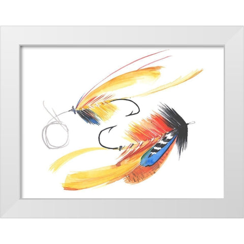 Lure I White Modern Wood Framed Art Print by Parker, Jennifer Paxton