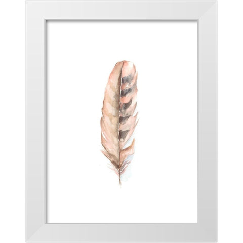 Bird Life V White Modern Wood Framed Art Print by Harper, Ethan