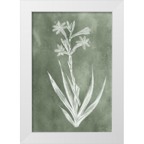 Sage Impressions V White Modern Wood Framed Art Print by Vision Studio