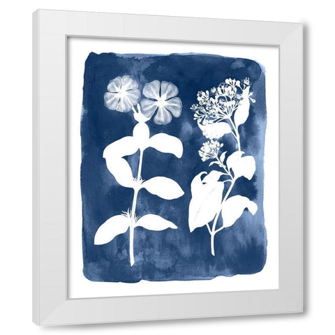 Botanical Inverse IV White Modern Wood Framed Art Print by Vision Studio